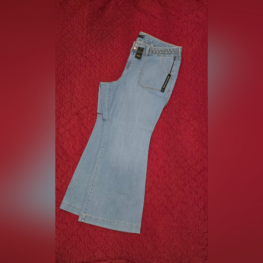 Torrid Braided Detailed Flared Jeans